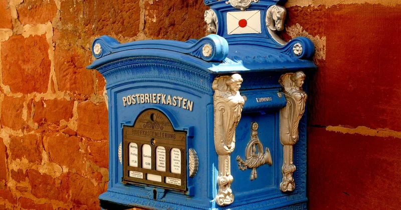 Quand arrive une lettre verte postée le lundi ?