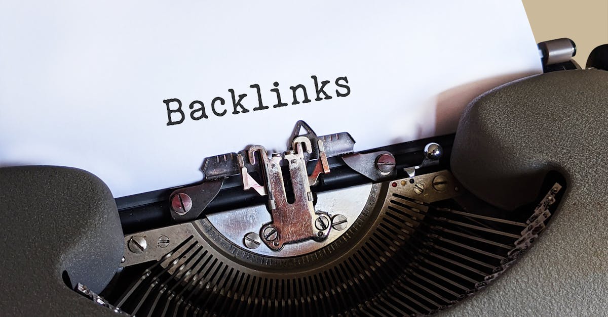 découvrez l'importance des backlinks pour améliorer le référencement de votre site web. apprenez comment créer des liens de qualité qui renforceront votre visibilité en ligne et attireront davantage de visiteurs.