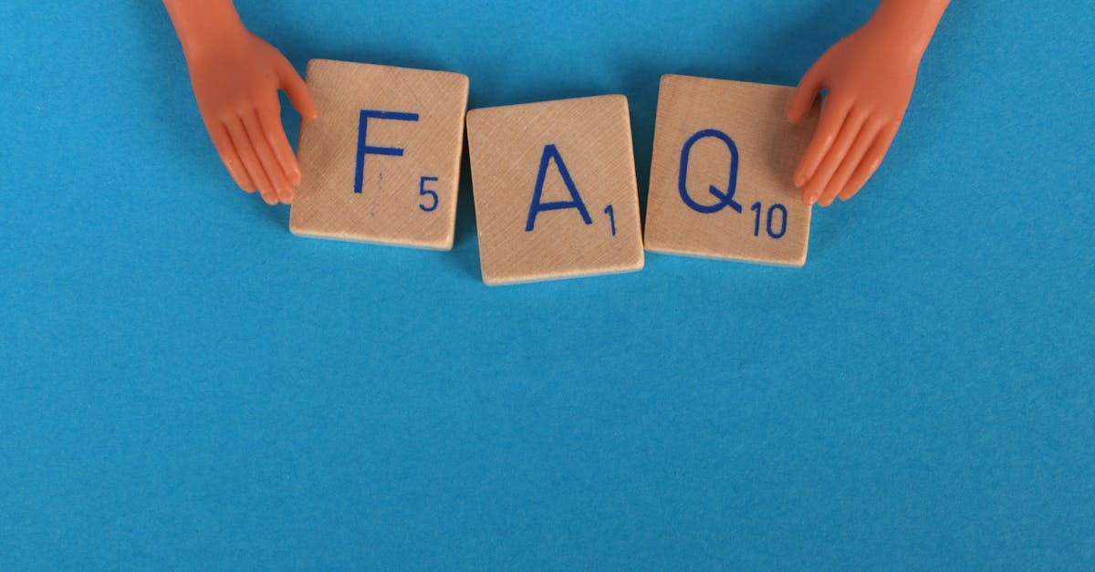 découvrez notre faq complète qui répond à toutes vos questions fréquentes. obtenez des informations claires et précises sur nos services, produits, et bien plus encore pour faciliter votre expérience.